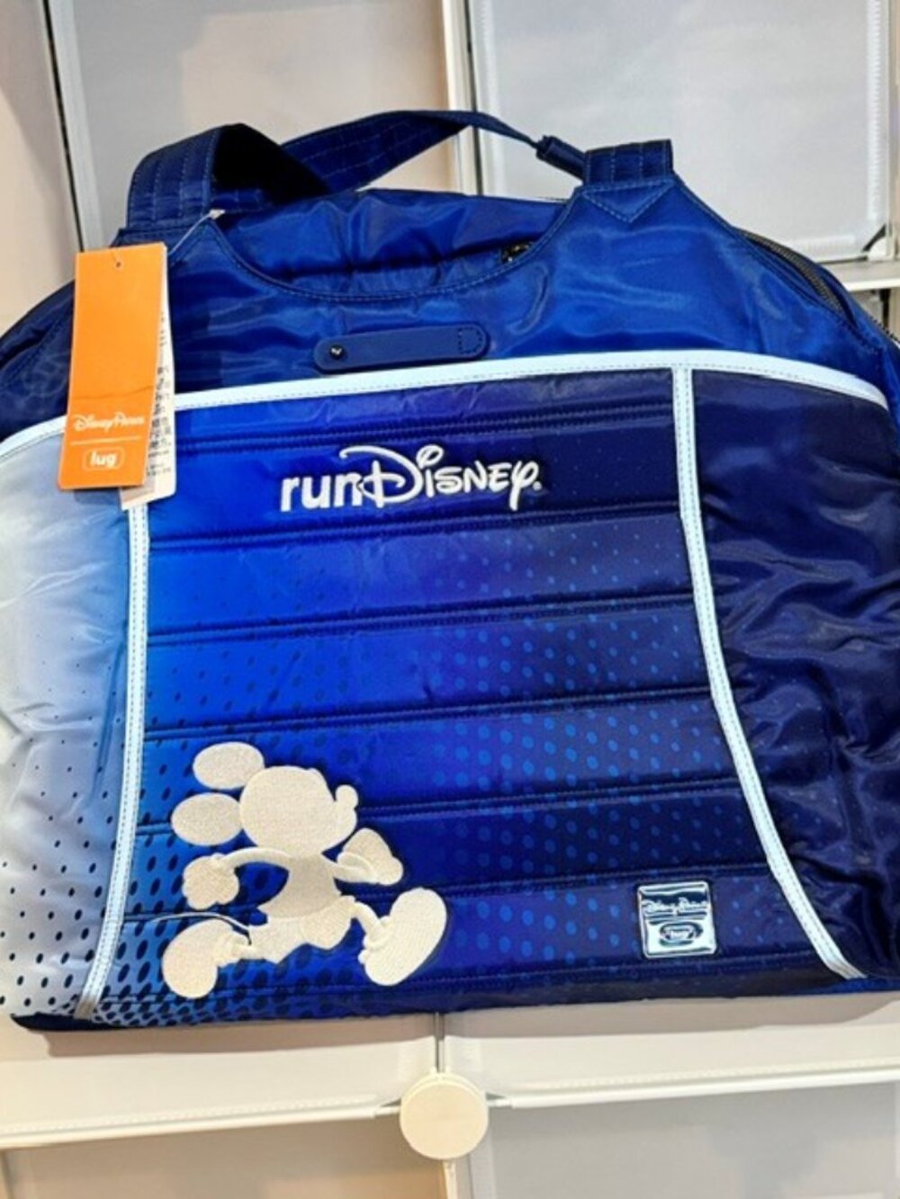 2026 Disney Parks Run Oversized Pontoon Lug Bag Gym Luggage Mickey